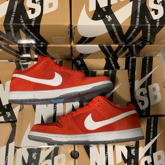 ❌SOLD❌Nike SB Dunk Low Challenge Red Sz9.5 DS RARE - Picture 2 of 5